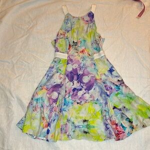 Parker silk halter dress, XS.